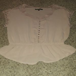Blouse  tan/pinkish color